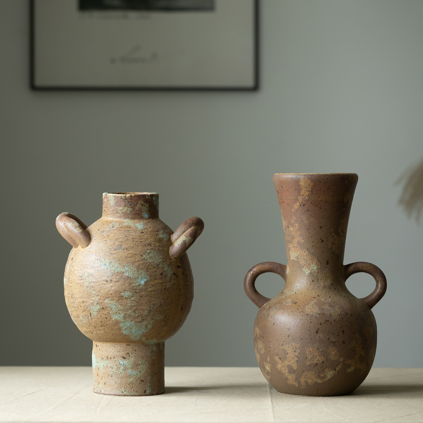 CAPIRON Rustic Ceramic Vase Fr - đánh giá và giá Pampas Grass Decor