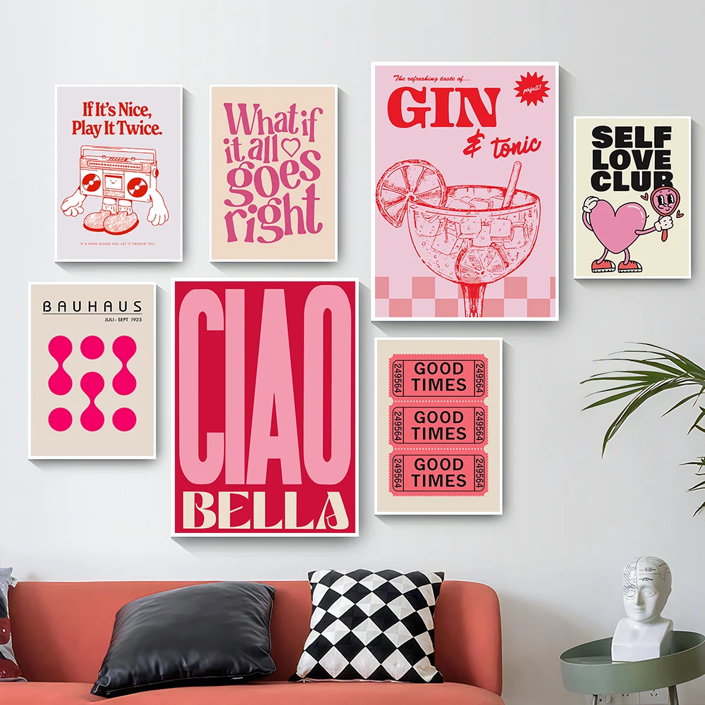 Simplicity Vintage Pink Cartoo - đánh giá và giá Home Decor Y2K