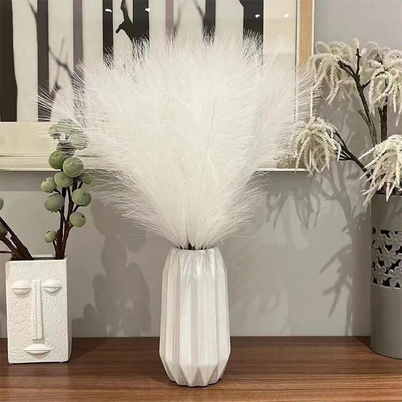 10PCS Artificial Pompous Grass - đánh giá và giá Pampas Grass Decor